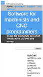 Mobile Screenshot of cnc-dnc-machinist.com