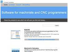 Tablet Screenshot of cnc-dnc-machinist.com